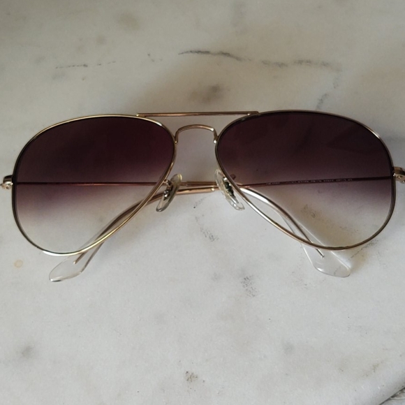 Gold Trimmed Ray Bans - Picture 2 of 9